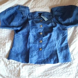 NWT Ann Taylor Petite Blouse